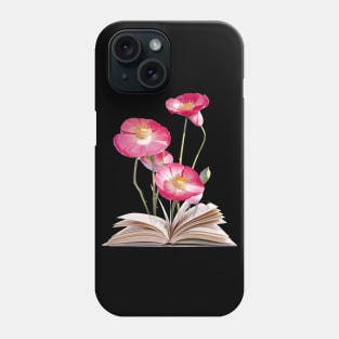 Book Of Flower, Flower Book, Flower And Book Phone Case