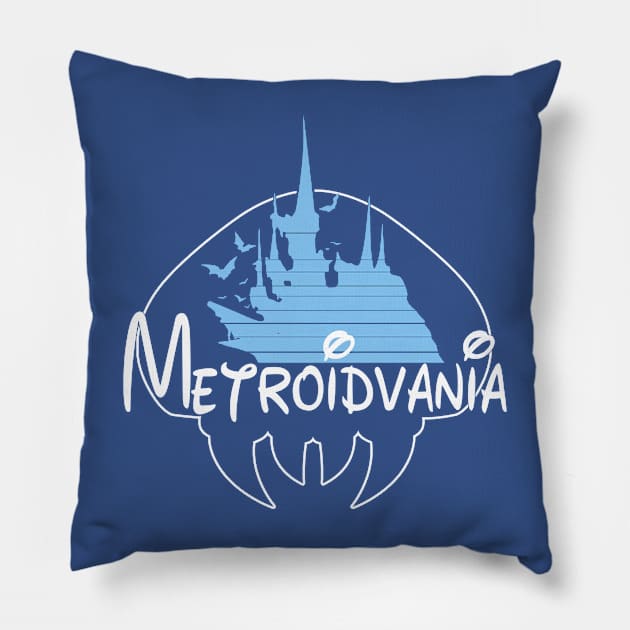 METROIDVANIA Pillow by dankdesigns