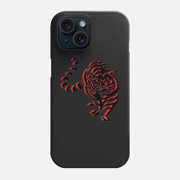 New Lunar Year -Tiger Phone Case by Alexander S.