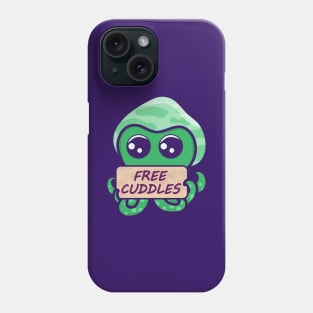 Cuddlefish (Green) Phone Case