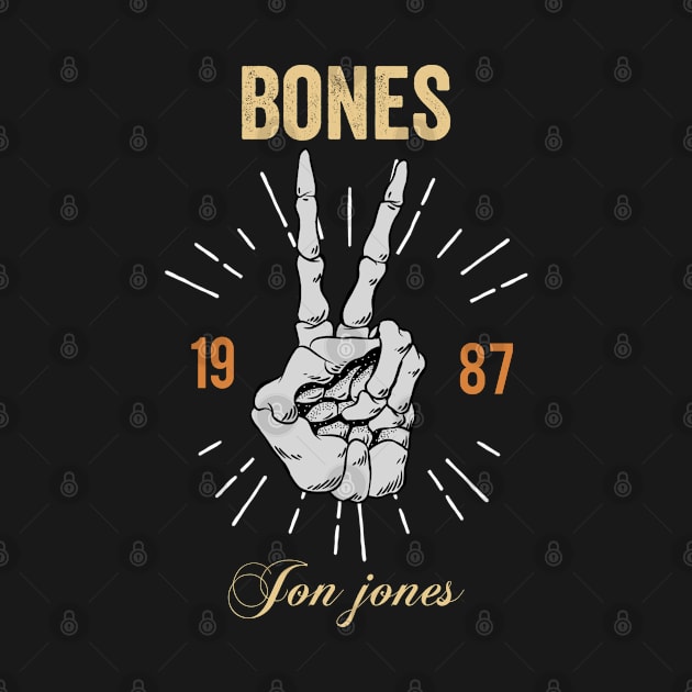 jon jones bones by FIFTY CLOTH