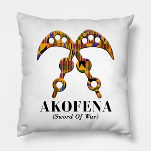 Akofena (Sword of War) Pillow