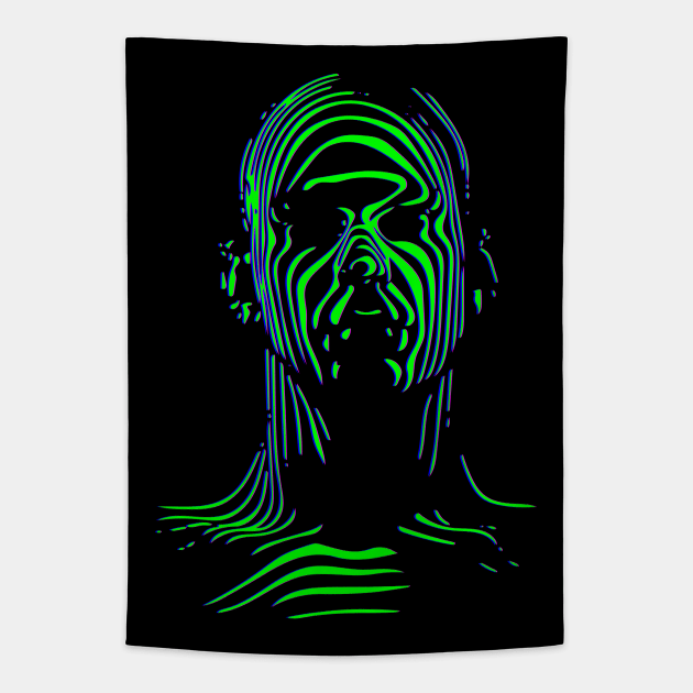 Echo of Humanity Tapestry by Doc Multiverse Designs