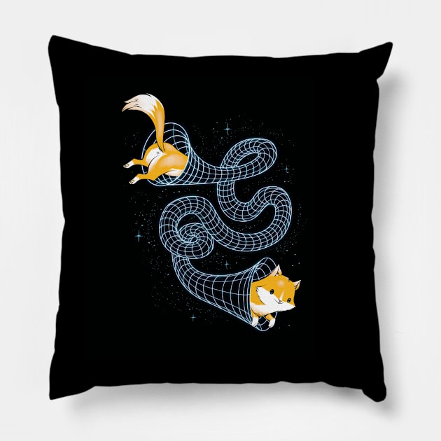 Wormhole Cat Pillow by Tobe_Fonseca