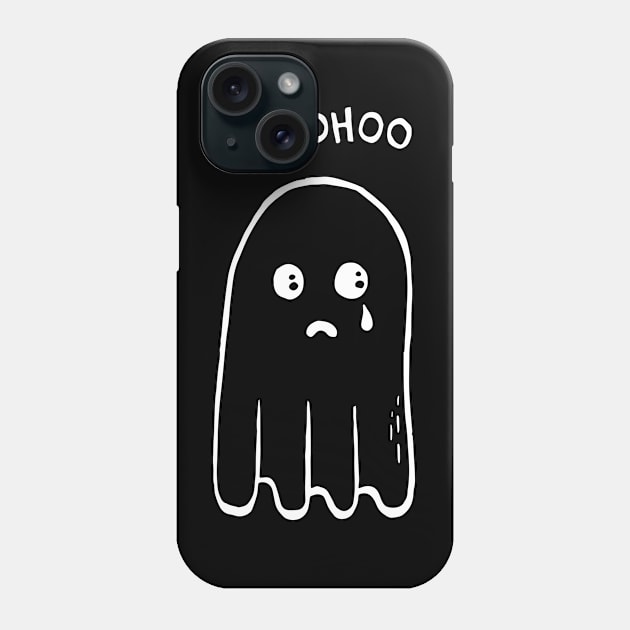 Boohoo Ghost (White) Phone Case by Graograman