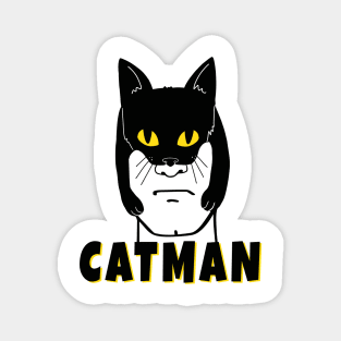 CatMan New Super Hero in Town Magnet