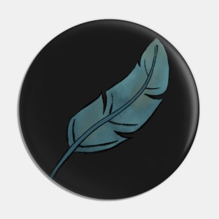 Blue Feather Pin