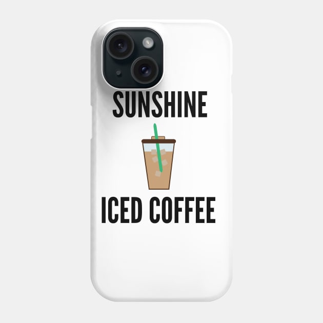 Sunshine And Iced Coffee Phone Case by Petalprints