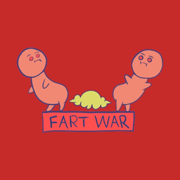 farting so hard "fart war" by sungraphica