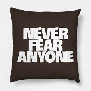 Conquering Fear and Embracing Strength Pillow