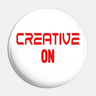 Creative On FIGHT FAIR Artists PAY EQUALITY STICKER Pin