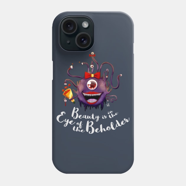 Beautiful Beholder Phone Case by World Anvil