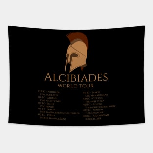 Alcibiades World Tour - Peloponnesian War - Ancient Greek History Tapestry