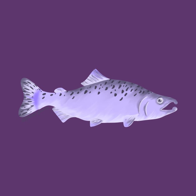 Purple Salmon by Pastel.Punkk