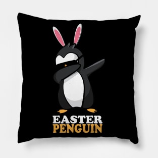 EASTER BUNNY DABBING - EASTER PENGUIN Pillow