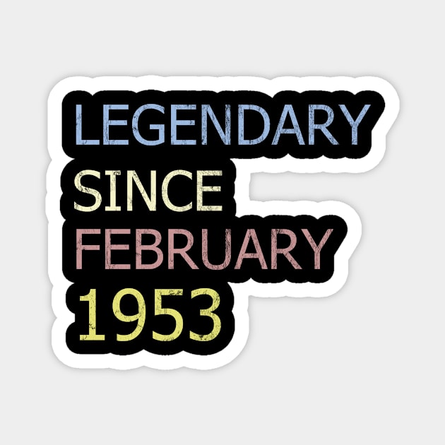 LEGENDARY SINCE FEBRUARY 1953 Magnet by BK55