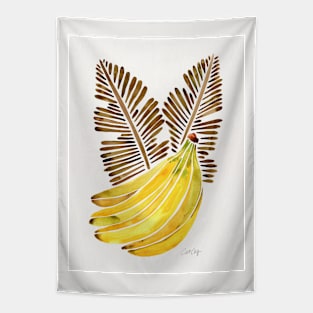 Sepia Bananas Tapestry