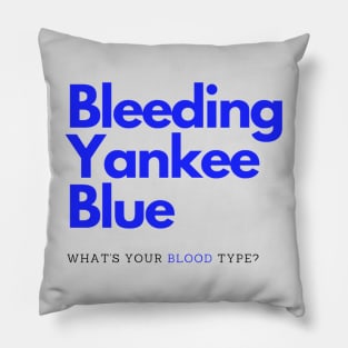 Bleeding Yankee Blue Basic Design Pillow