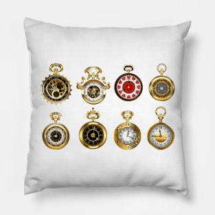 Antique Watch Collection Pillow