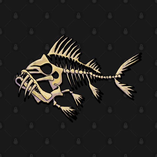 Skull Fish by Zodiart