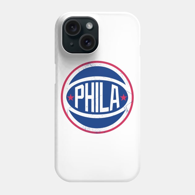 Phila Retro Ball - White Phone Case by KFig21