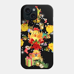 Chicken Christmas Tree Phone Case