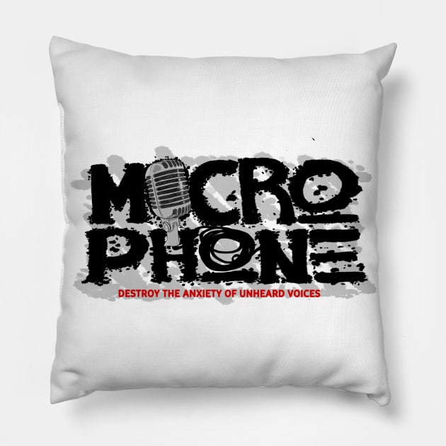 Microphone Pillow by Muhisme