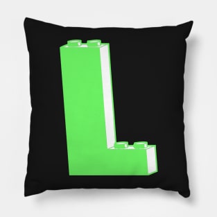 THE LETTER L  Customize My Minifig Pillow