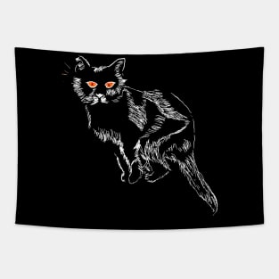 Red-eyed cats don't cry Tapestry