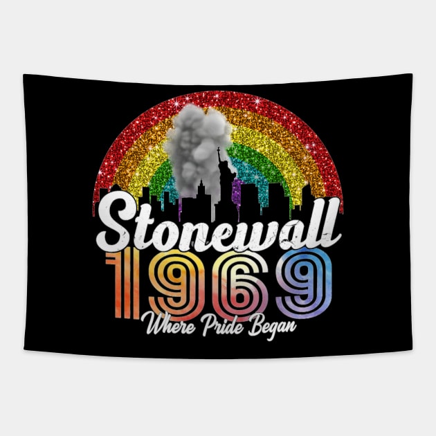 54th NYC Gay Pride LGBTQ Stonewall Tapestry by Kat dennings