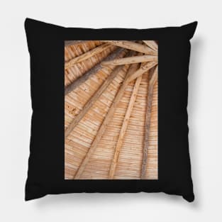 Wooden sky II Pillow