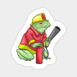 Frog Firefighter Fire extinguisher Fire department Magnet