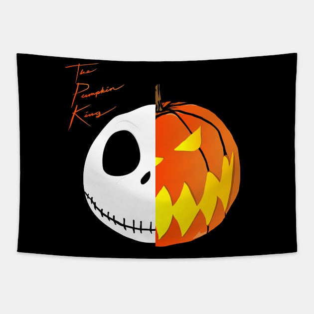 The King of Pumpkins Tapestry by illproxy