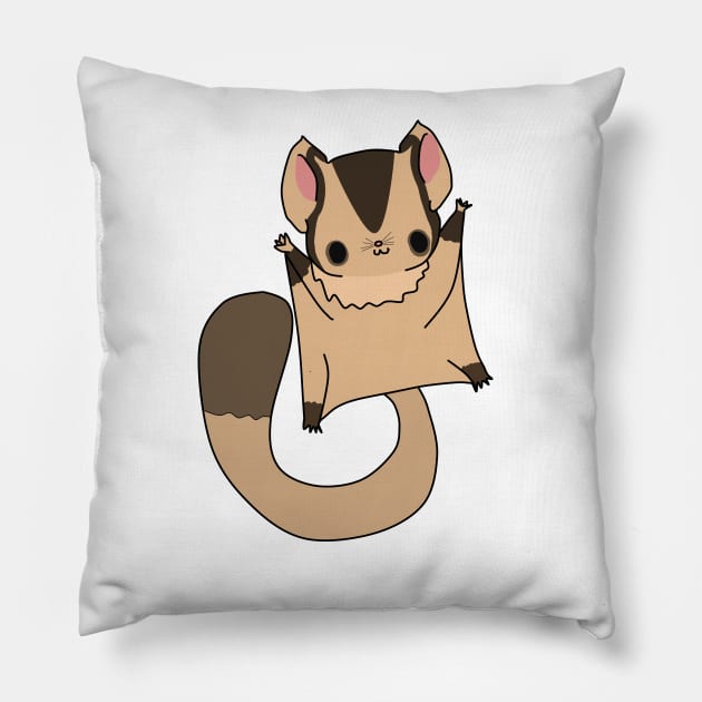 Chibi Sugar Glider Pillow by RyanDoodles