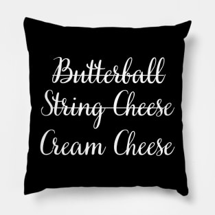 Funny Butterball String Cheese Cream Cheese Pillow
