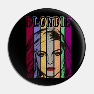 Blondie Retro Style - Pop Art Pin