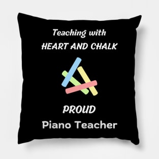 piano teacher gift - design for piano instructors and piano keyboard teacher musician Pillow