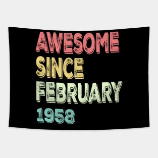 awesome since february 1958 Tapestry