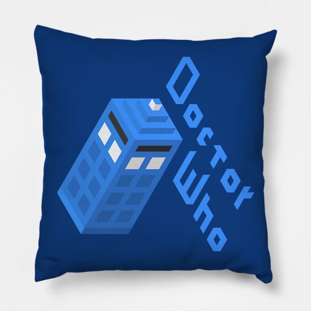 Tardis Pillow by L. Marco Miranda