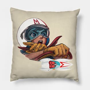 gogogo racer Pillow