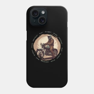 Eat Sleep Ride Repeat motorcycle Phone Case