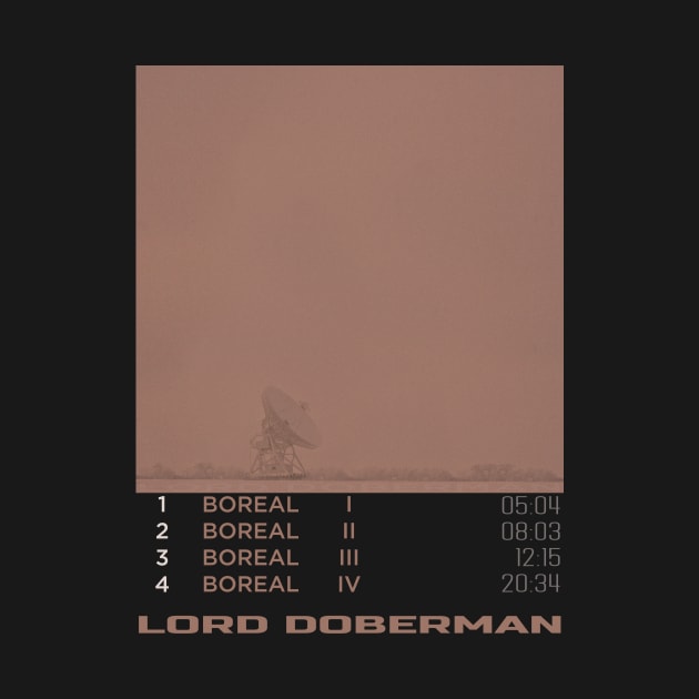 "BOREAL" ALBUM COVER ART PRINT by LORD DOBERMAN