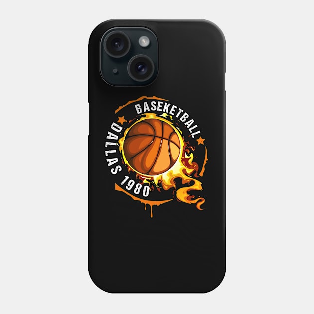 Graphic Basketball Name Dallas Classic Styles Phone Case by Irwin Bradtke