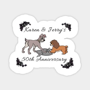Karen and Jerry's 50th Anniversary Magnet