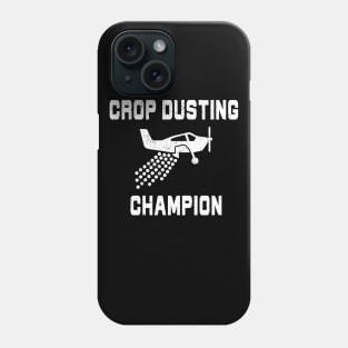 Crop Dusting Champion Pilot Plane Distressed Phone Case