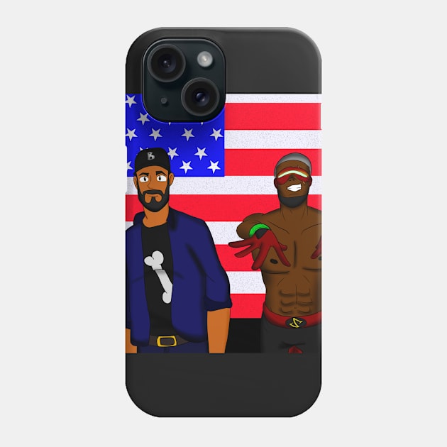 Rising Eagle Comics- Sergeant Soul and Bones Phone Case by RisingEagleComics