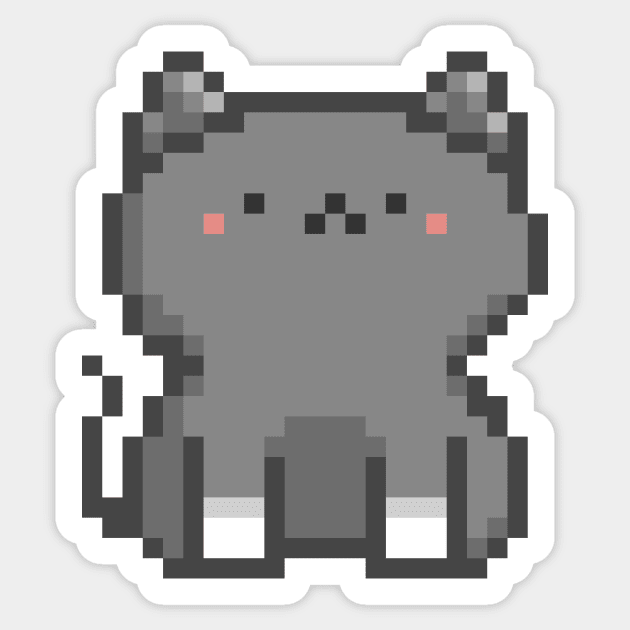 Bongo cat pixel art