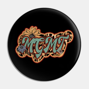 MGMT Gifts Name Flowers Personalized Retro Styles Pin