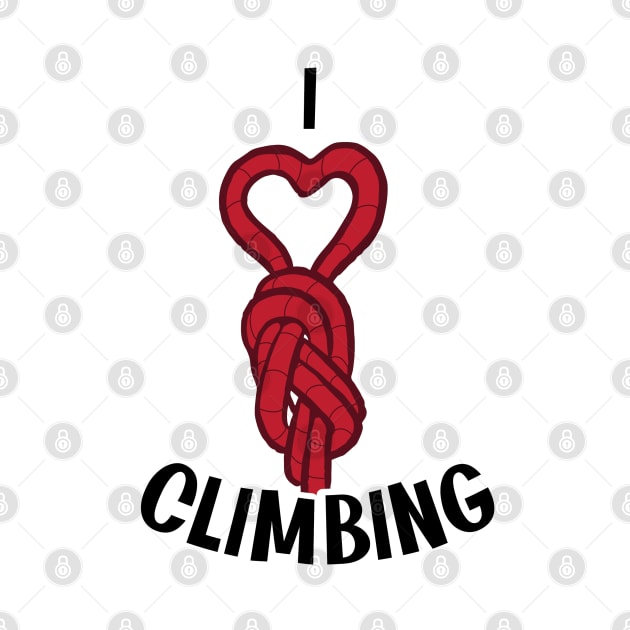 I Love Climbing Knot by JasonHWilliams