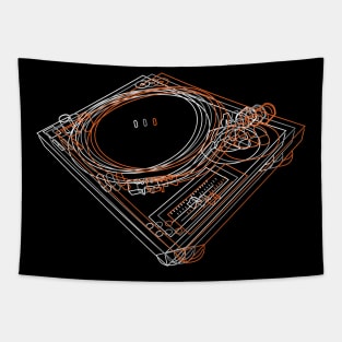 Turntable Technics 1210's DJ T-Shirt Tapestry